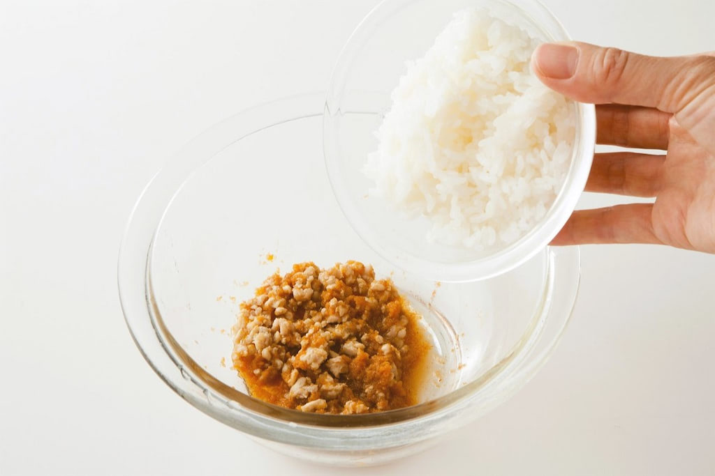 ひき肉　電子レン加熱加熱