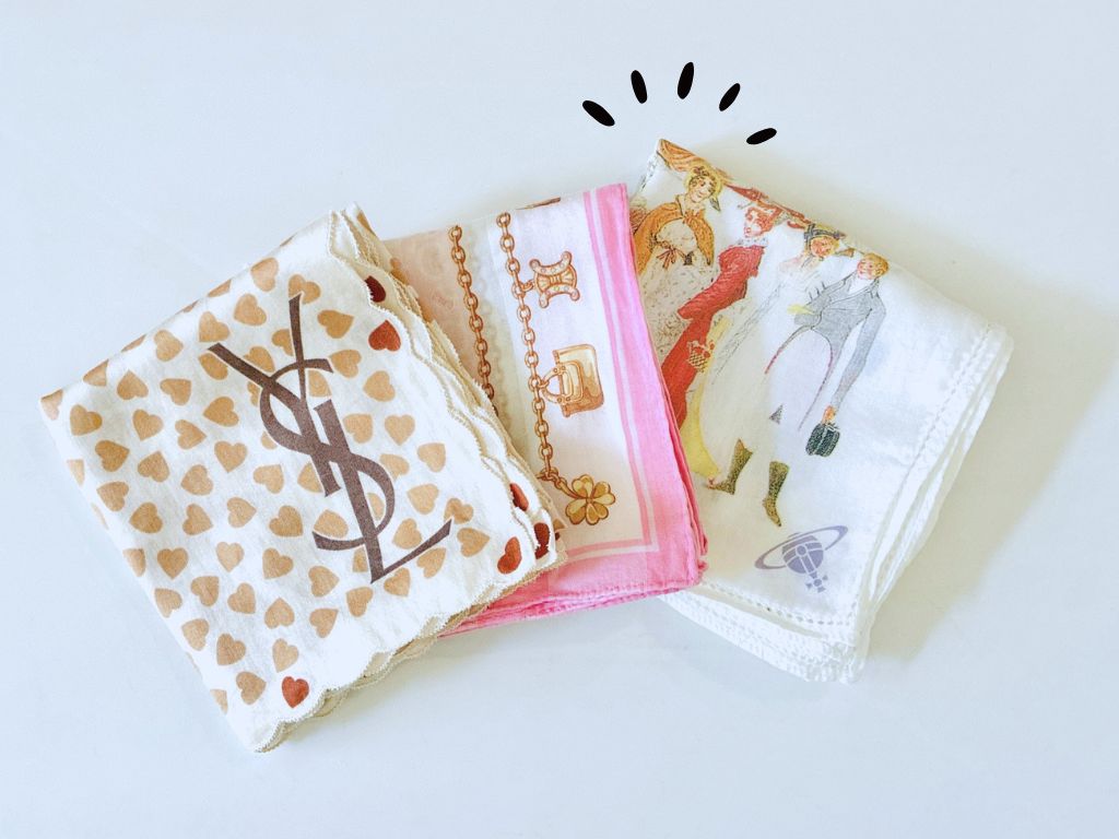 針と糸は不要！「縫わない」ミニポーチの作り方。ハンカチ1枚で超簡単♡