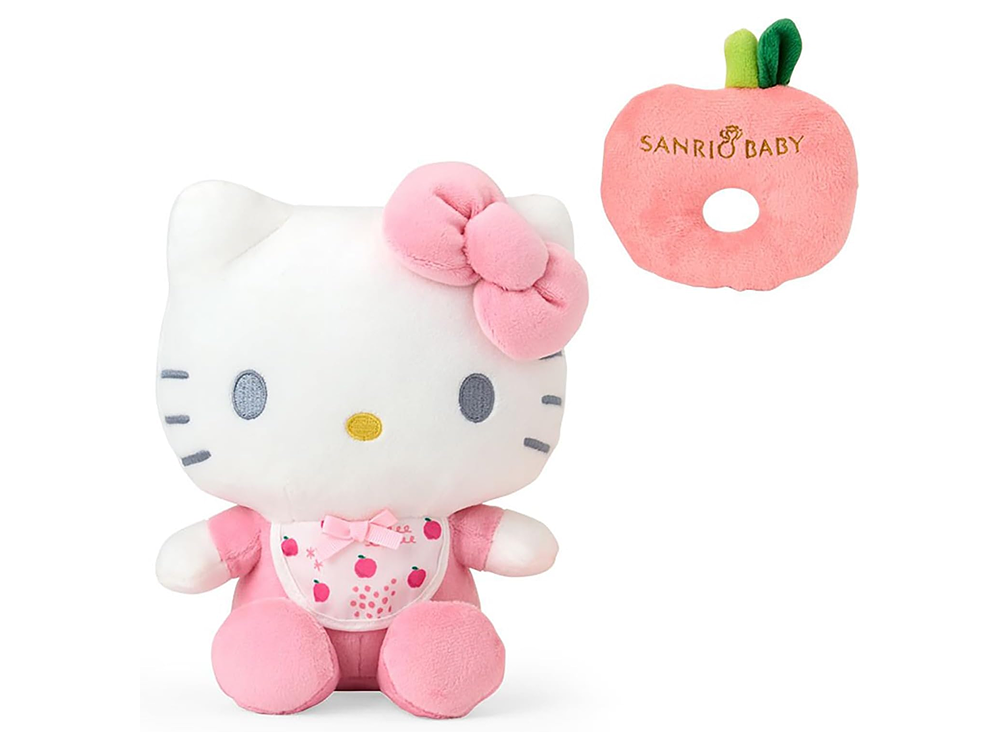 【Sanrio Baby】ハローキティのラトル付きぬいぐるみ