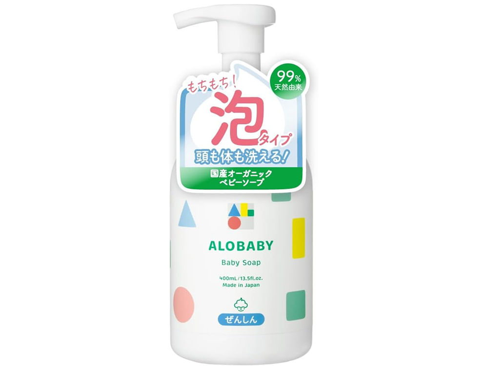 【アロベビー】泡タイプ 赤ちゃんの全身シャンプー 400ml