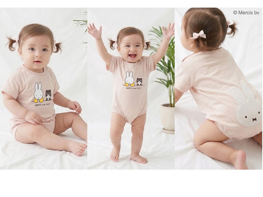 ミッフィーやスヌーピーが可愛い♡着脱ラクラクな「半袖ロンパース」をAmazonセールでお安くゲット！