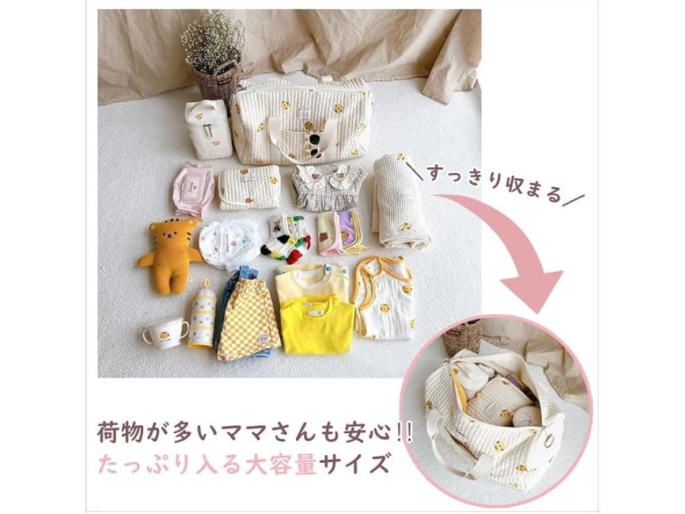 【ROKUA】さくらんぼ柄のヌビバッグ