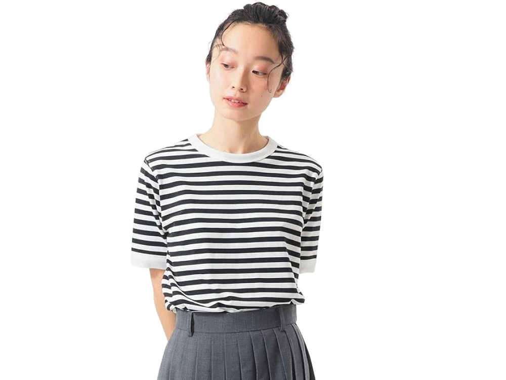【BEAMS BOY(ビームスボーイ)】ボーダーバインダーショートスリーブ Tシャツ