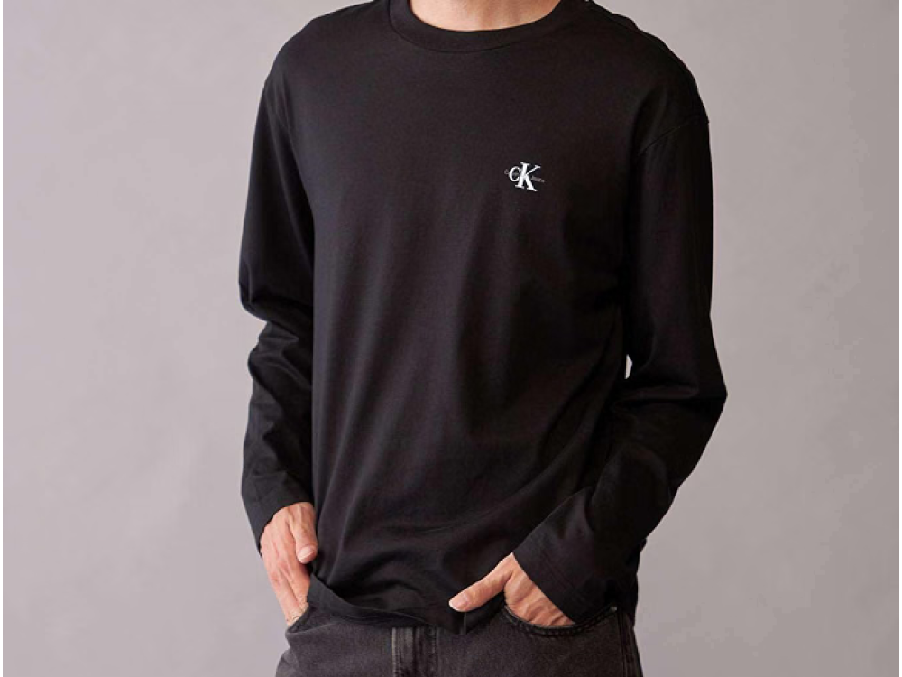 【Calvin Klein】CKロゴ ロングスリーブTシャツ 2枚パック