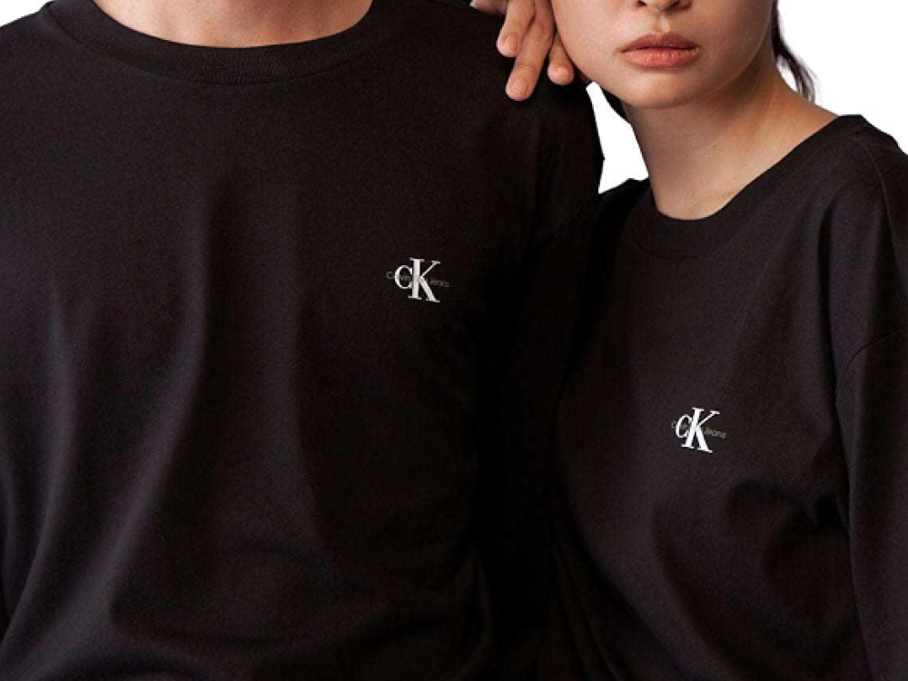 【Calvin Klein】CKロゴ ロングスリーブTシャツ 2枚パック