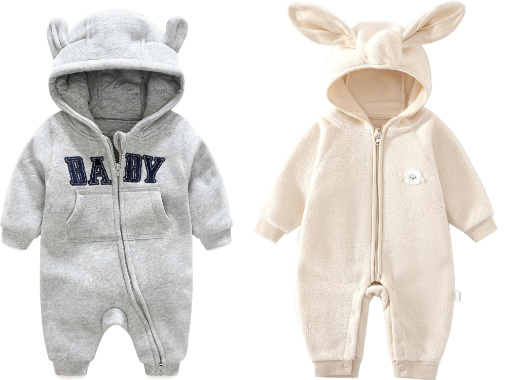 くま派？うさぎ派？秋冬に着せたい可愛い〈耳付きロンパース〉がAmazonタイムセールでお買い得！