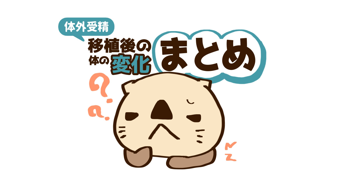 卵を子宮に戻したあとのお話。体調の変化は？一番つらかったのはいつ？１日ごとに記録しました！【10歳差夫婦の妊活体験記】