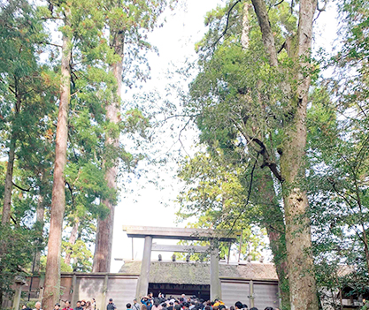 伊勢神宮に子宝祈願