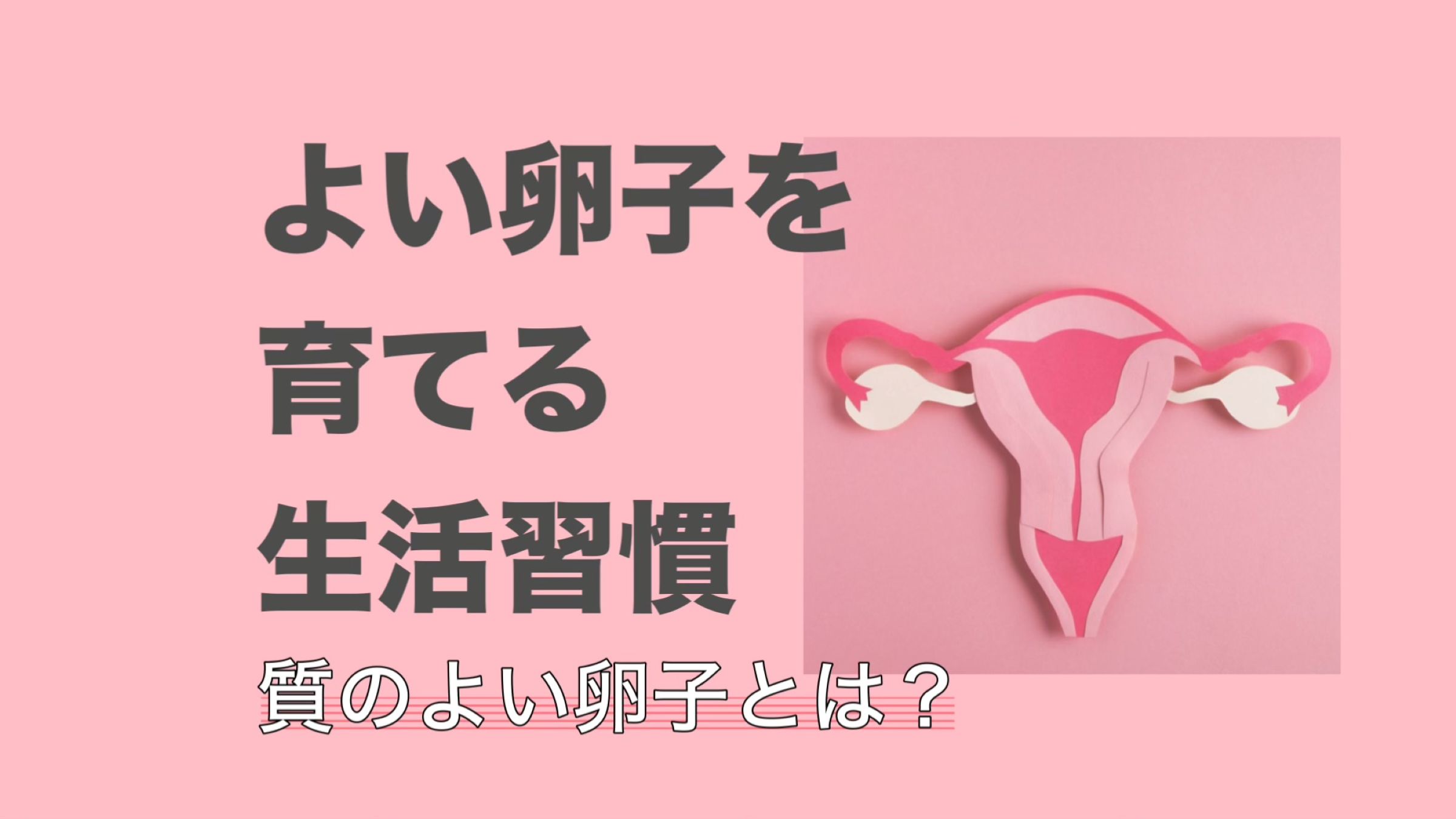 妊娠しない理由の7割は卵子にある⁉卵子の質がよいって、どういうこと?【不妊治療専門ドクター監修】