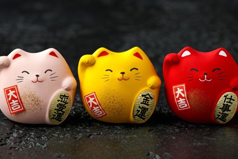招き猫　子宝風水