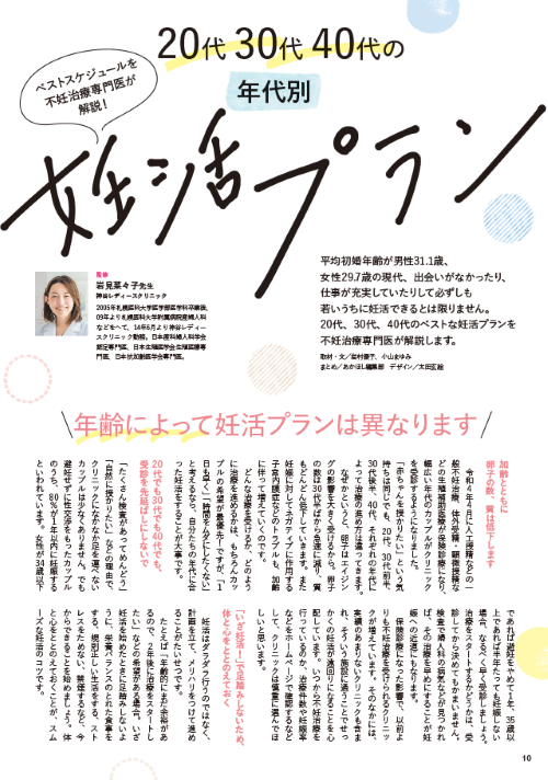 世代別妊活