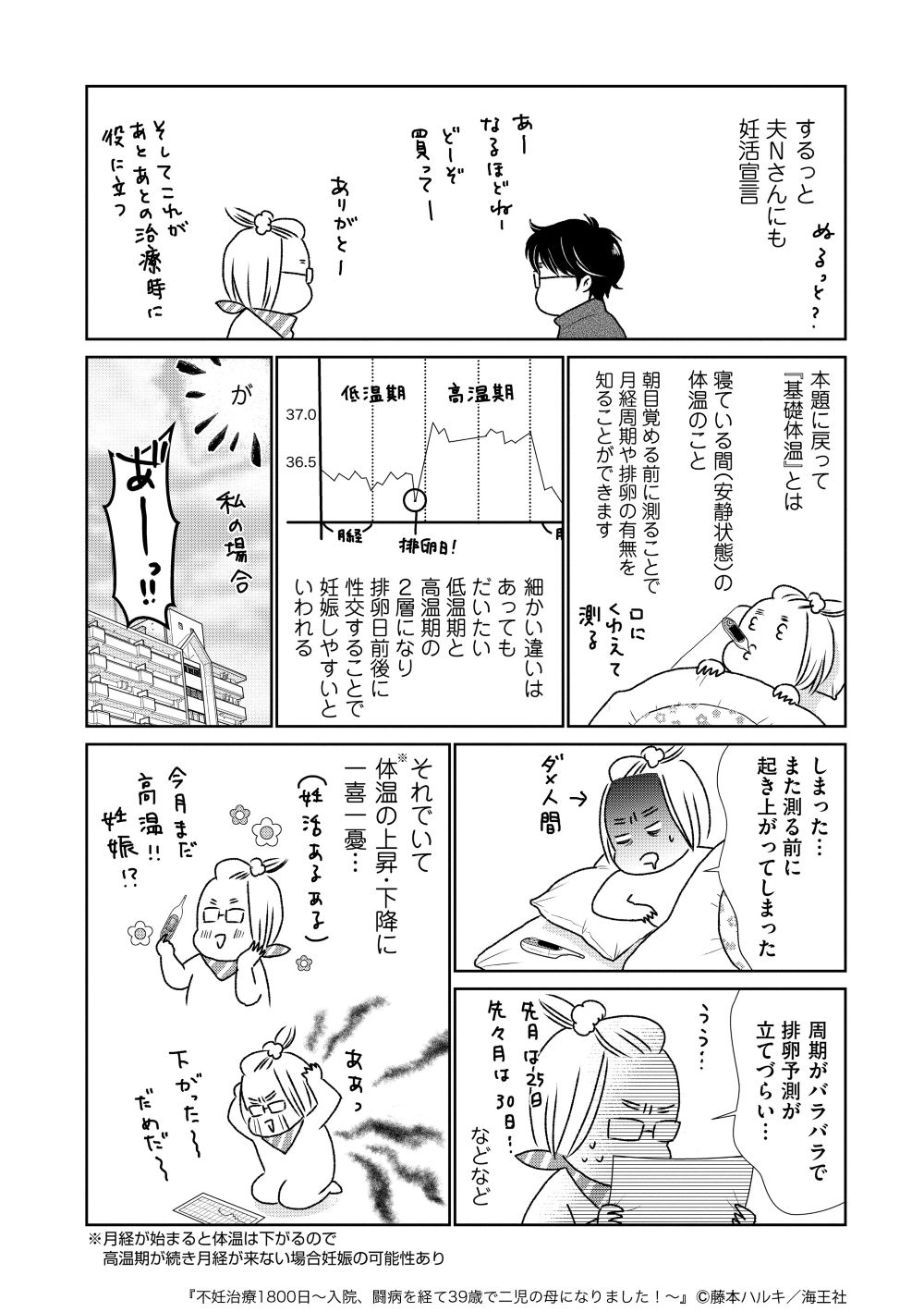 『不妊治療1800日~入院、闘病を経て39歳で二児の母になりました!~』藤本ハルキ/海王社