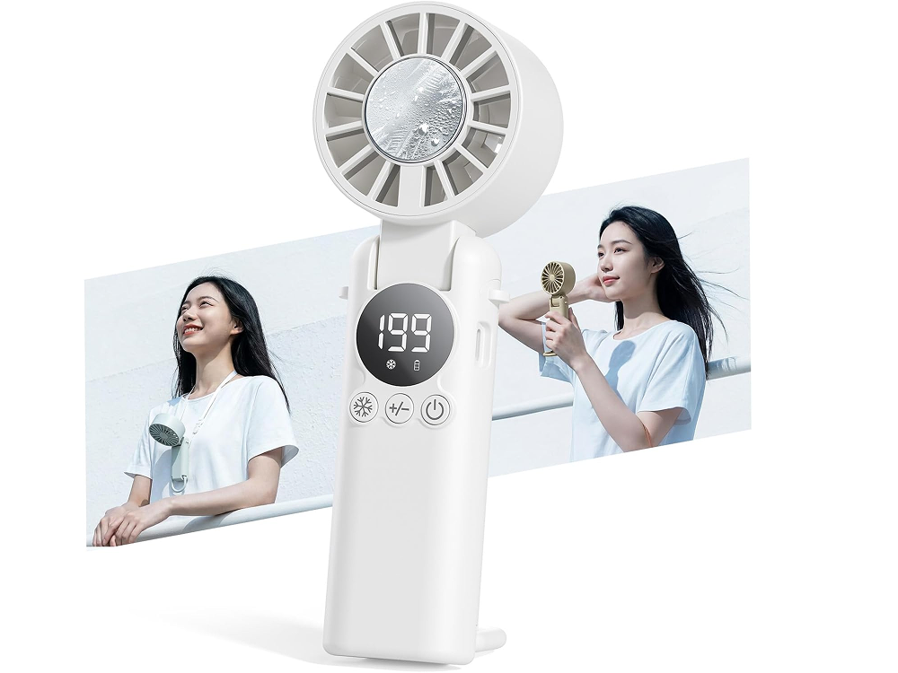 【HAGOOGI】デザインが可愛い！冷却プレート付きハンディファン