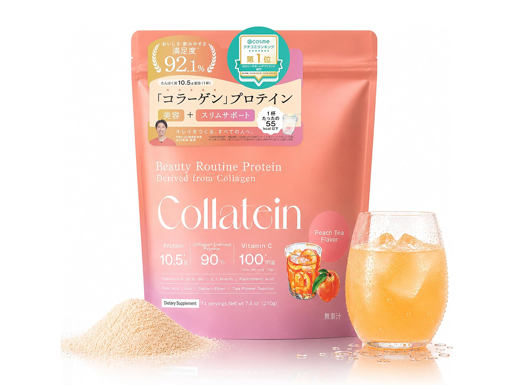 【Collatein】たんぱく質10.5g・ビタミン・ミネラルなど栄養美容成分入りコラーゲンプロテイン